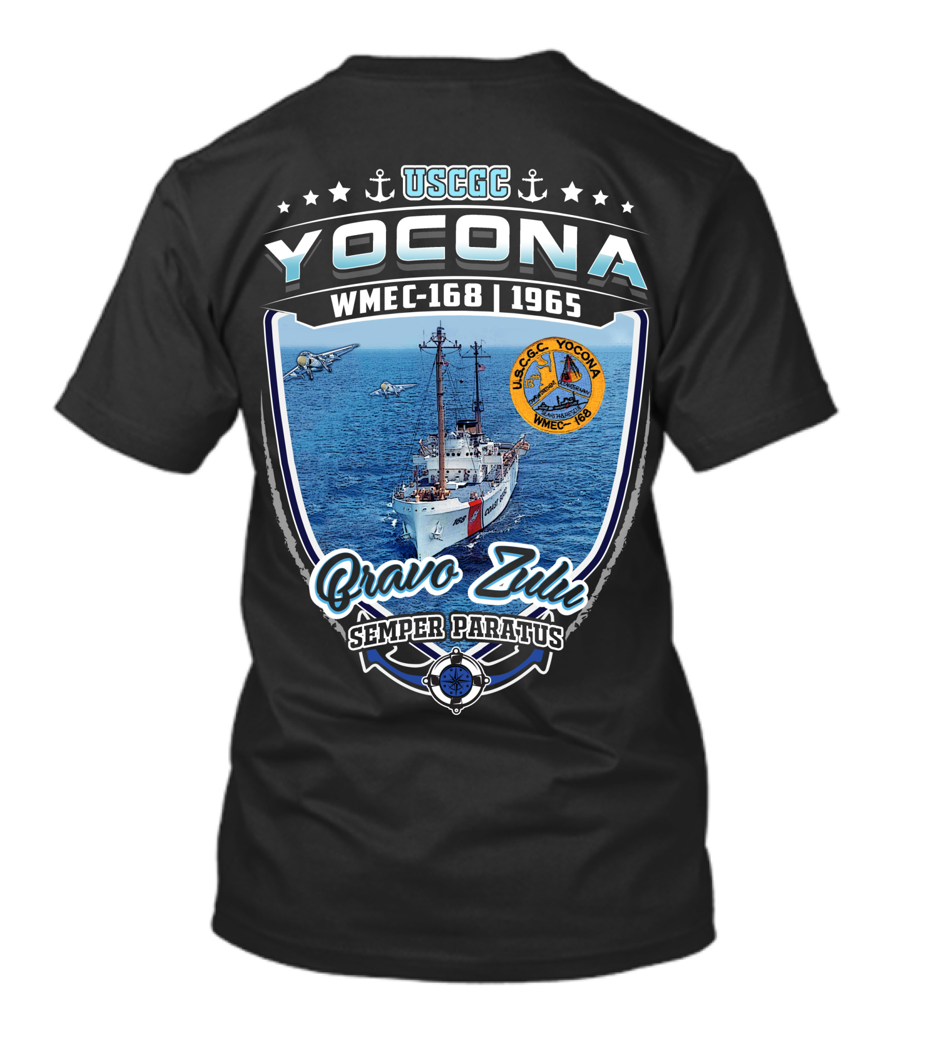Uscgc Yocona Wmec-168 1965 Bravo Zulu Semper Paratus T-Shirt