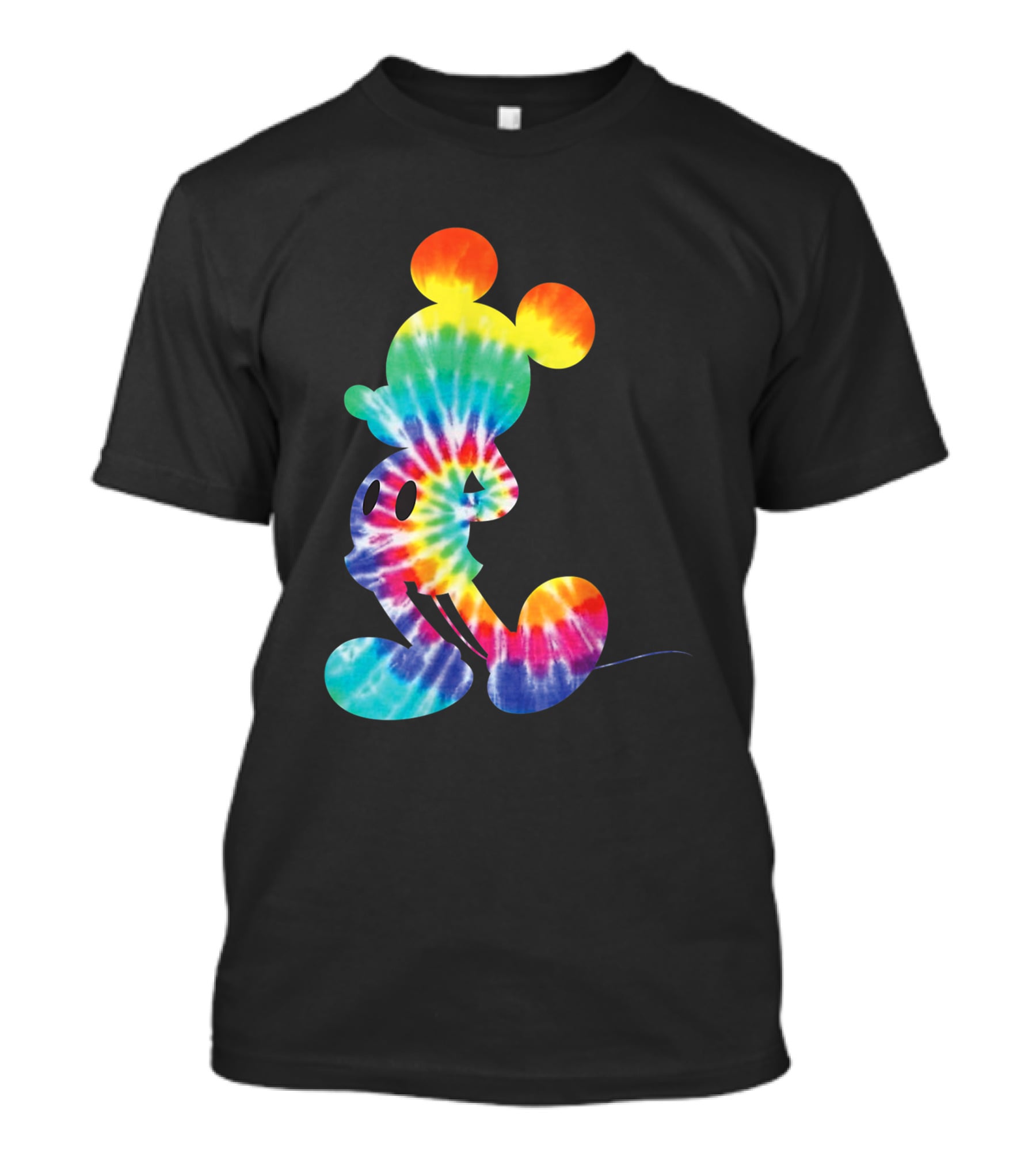 Mickey Mouse Rainbow Tie Dye Disney Iconic T-Shirt