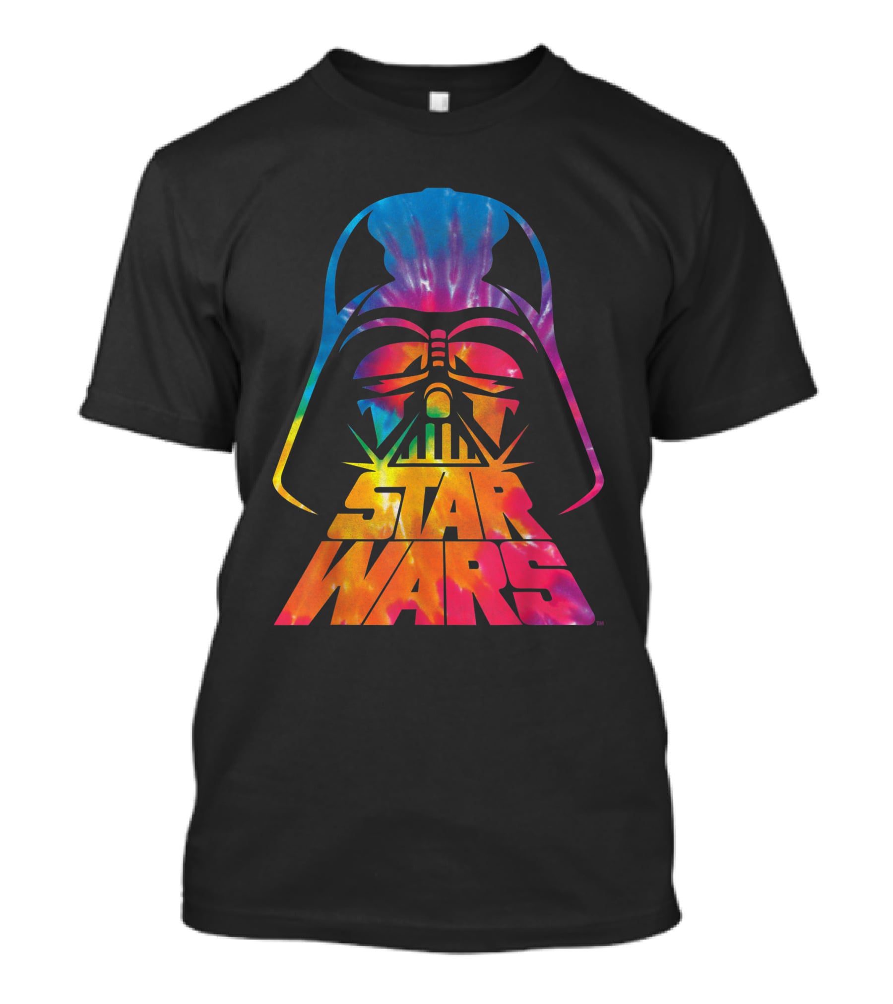 Star Wars Tie Dye Darth Vader Helmet T-Shirt