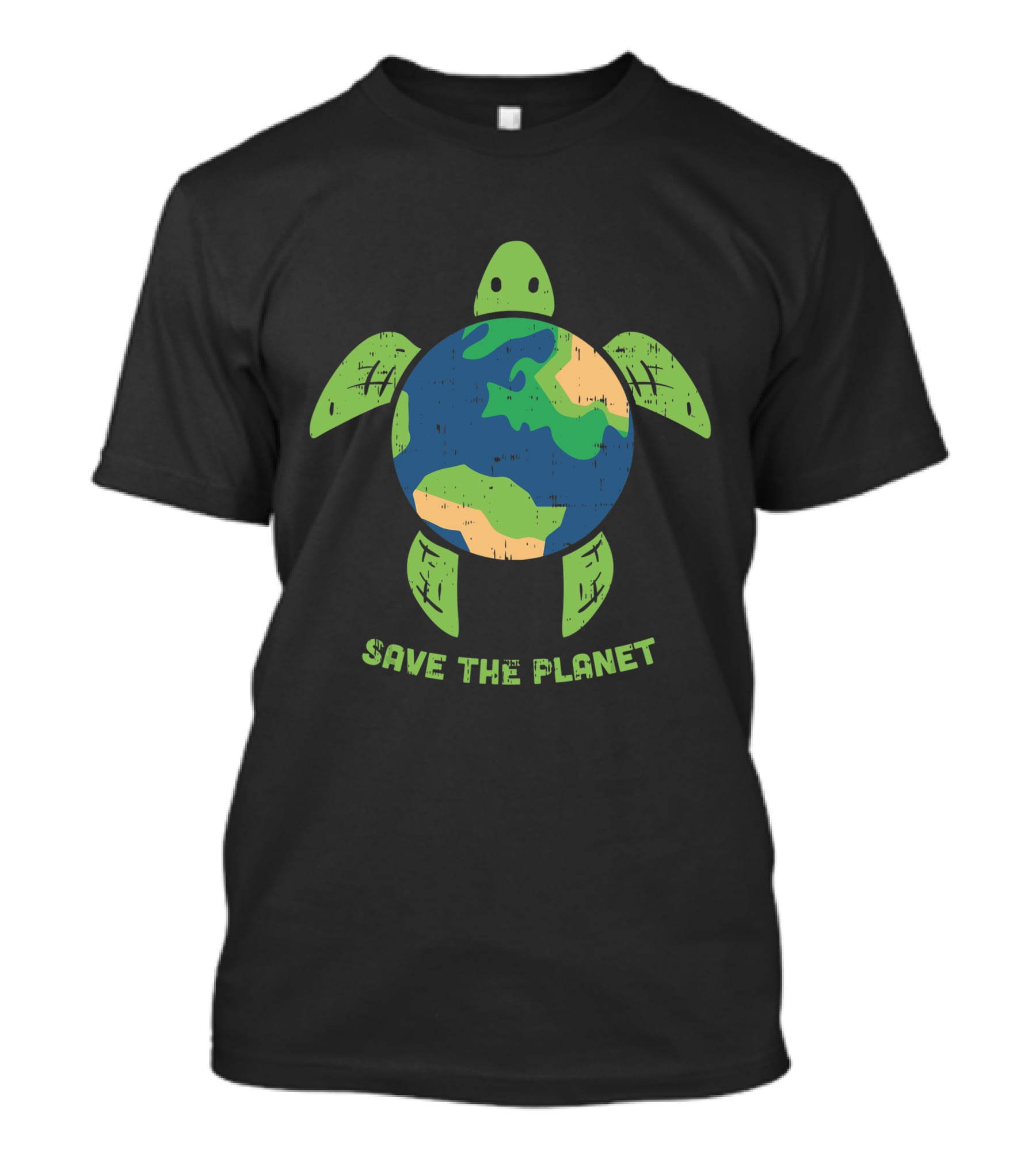 Save The Planet Earth Day Environment Turtle Recycle Ocean T-Shirt