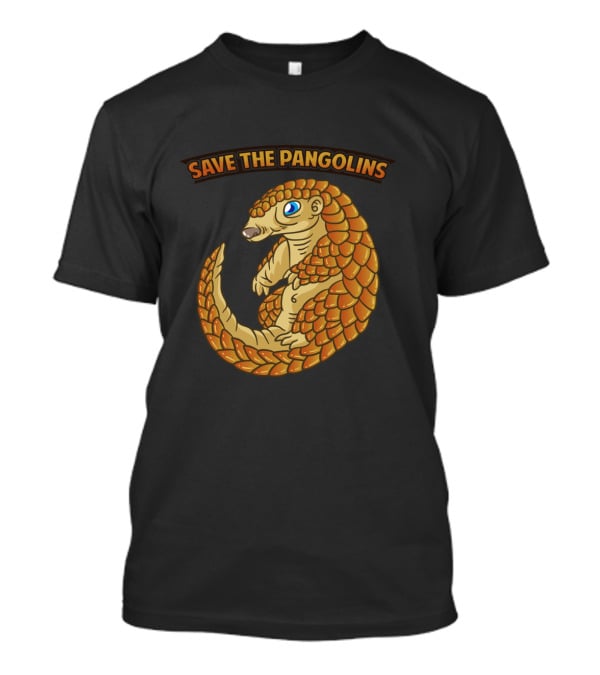 Endangered Animal Save The Pangolins T-Shirt
