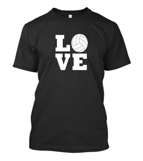 LOVE Volleyball Player Coach Sports Team T-Shirt