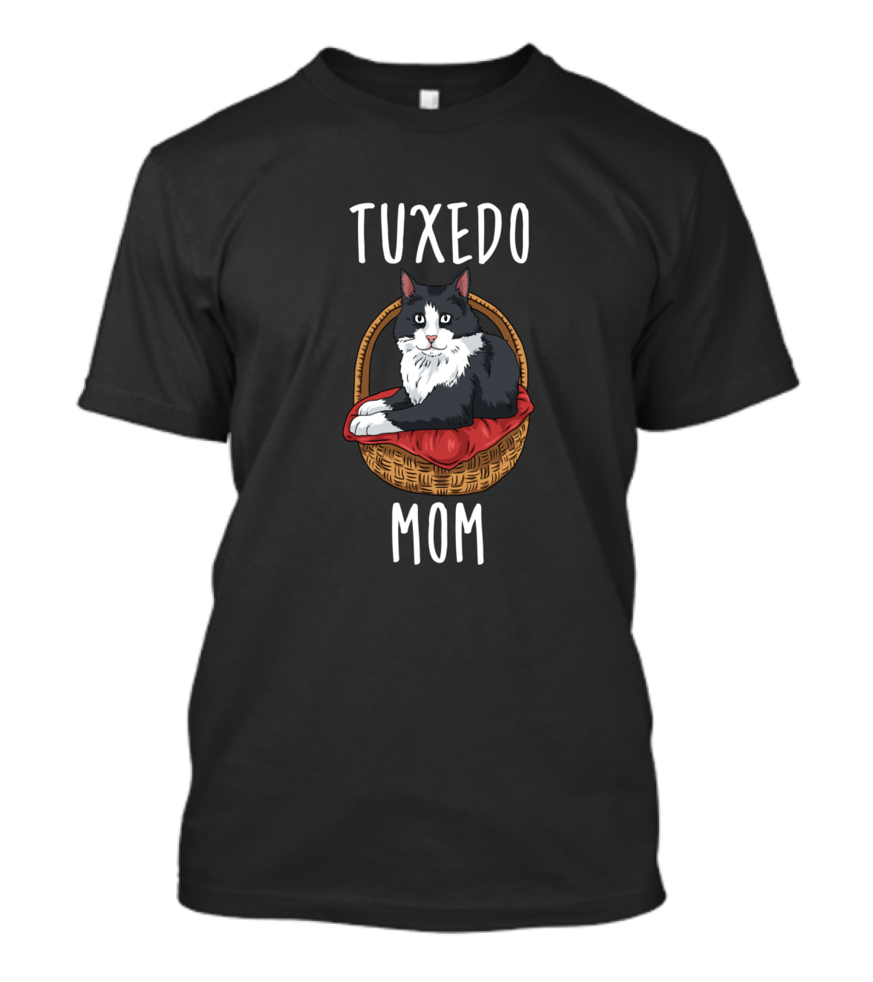 Tuxedo Cat Tuxedo Mom T-Shirt
