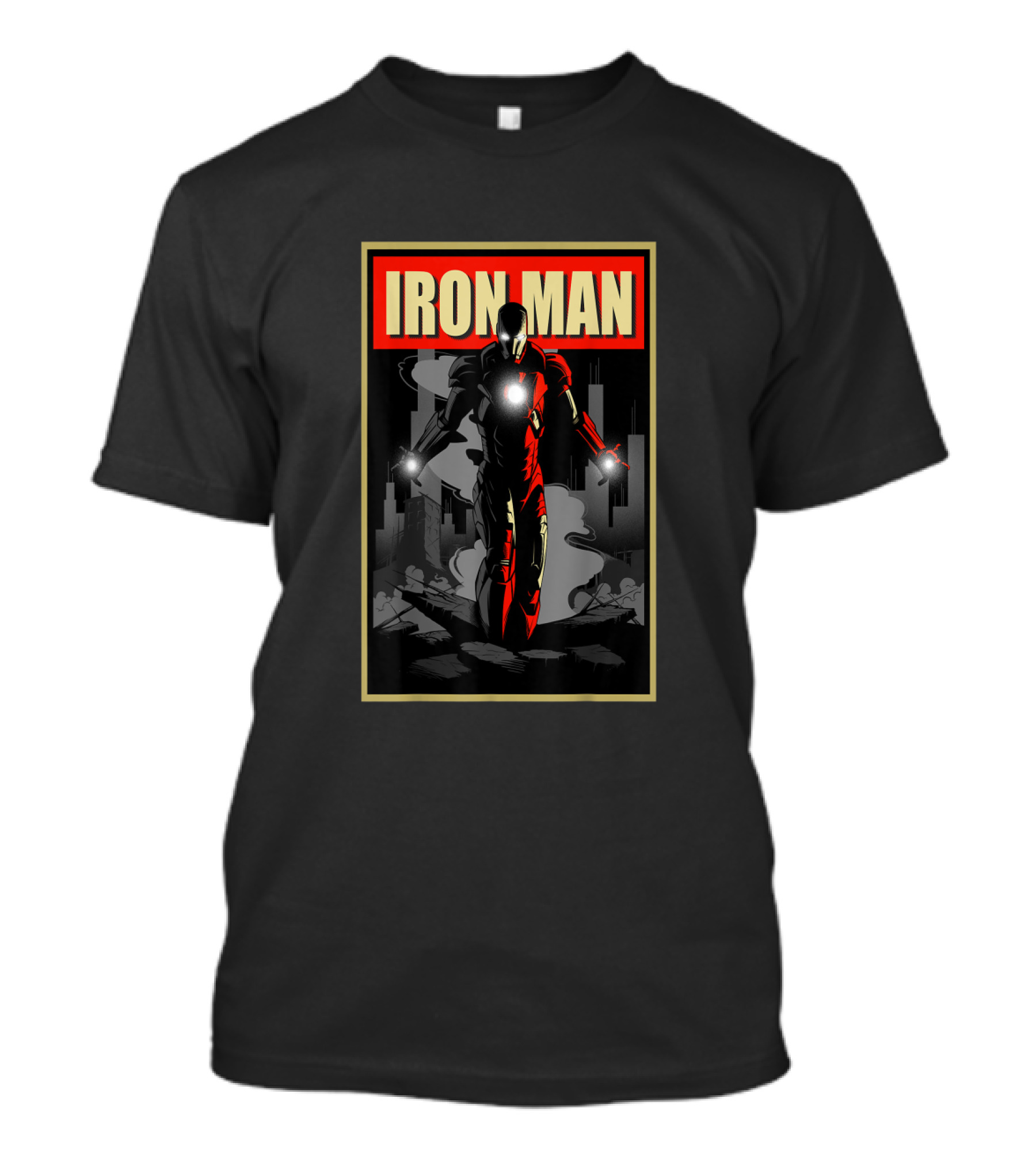 Marvel Iron Man Rise Towering Heroic Emergence T-Shirt