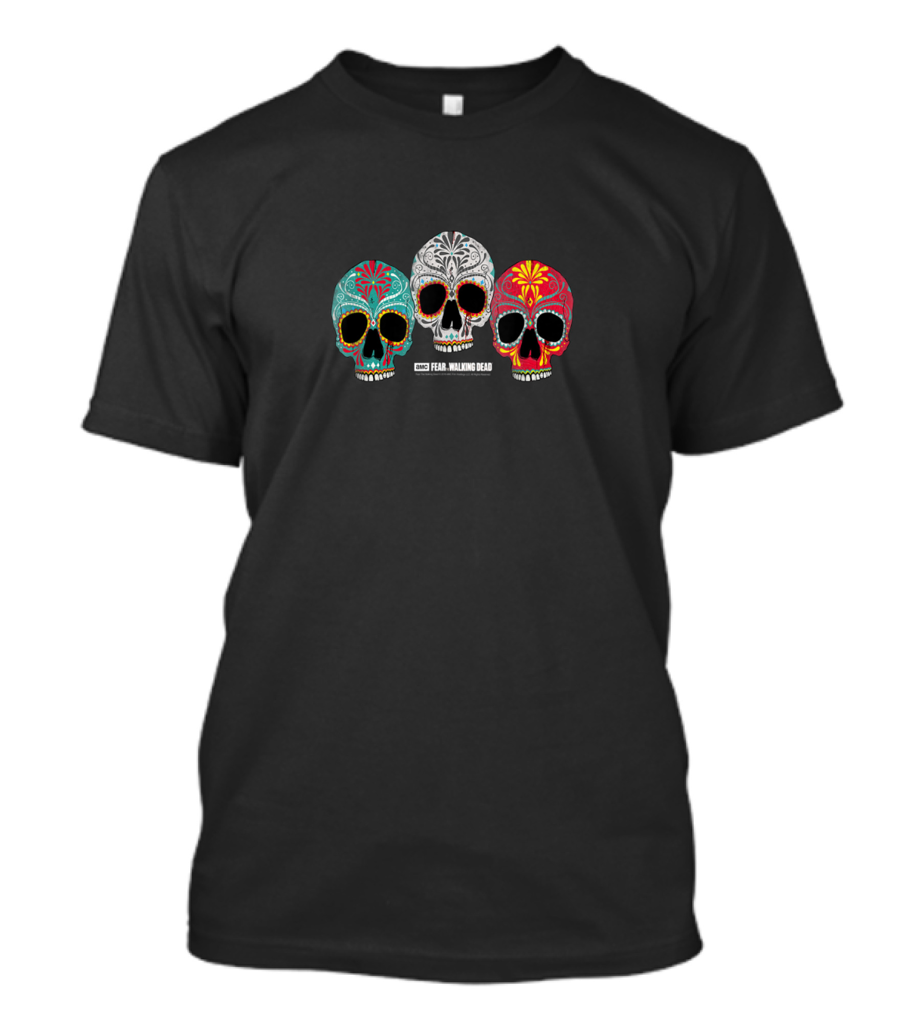 Fear The Walking Dead Trio Sugar Skulls T-Shirt