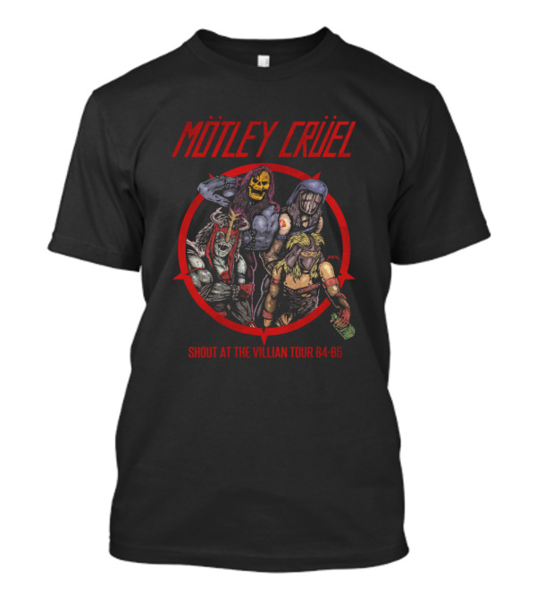 Mötley Cruel Shout At The Villain Tour 84-85 T-Shirt
