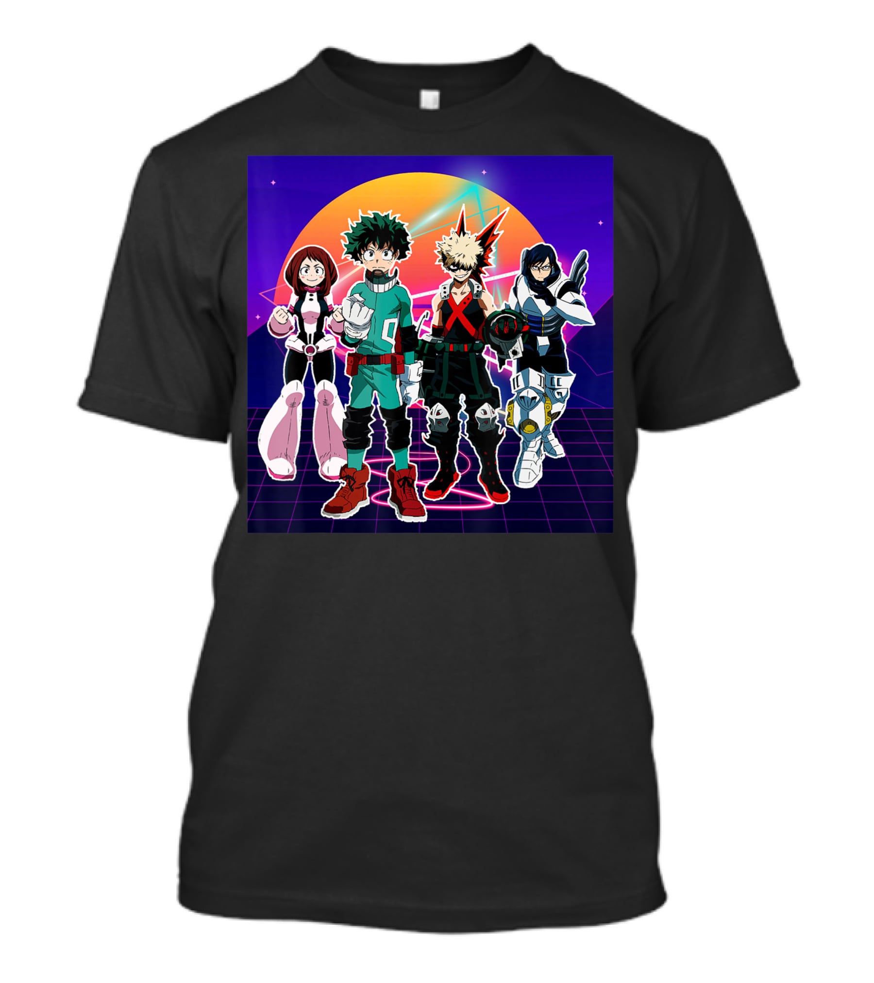 All Together Academia Heroes Essential Manga Series Outfits T-Shirt