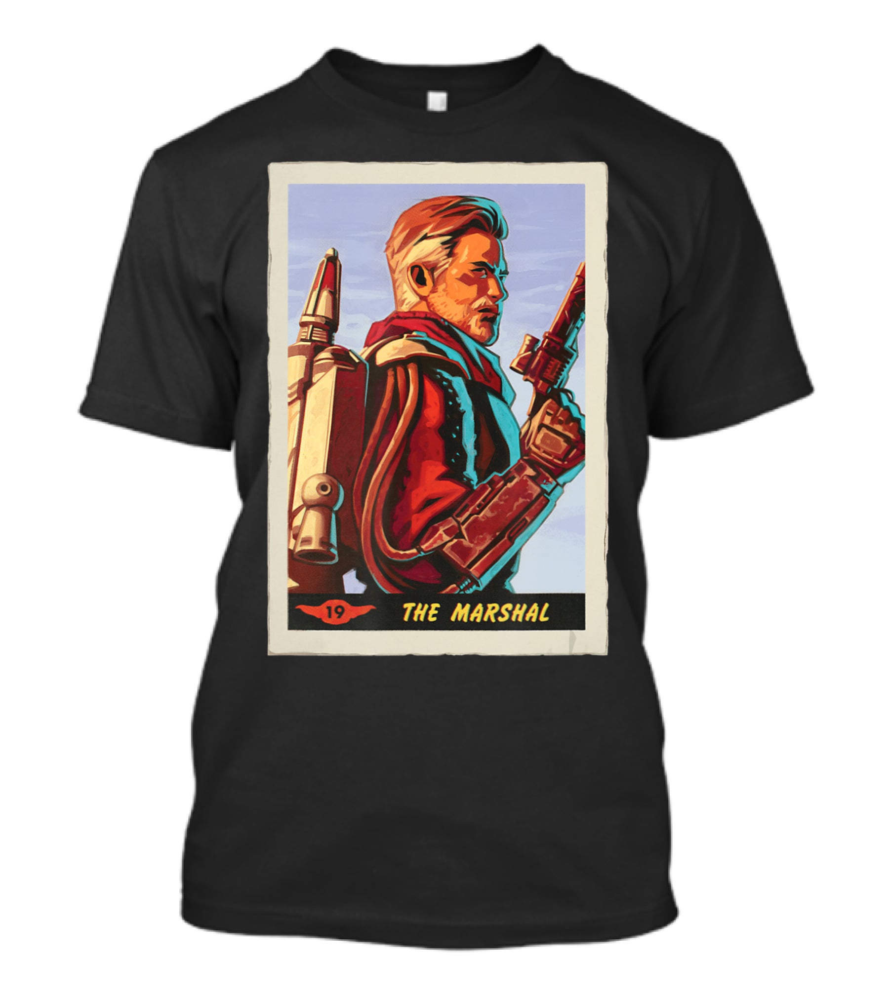 Star Wars The Mandalorian The Marshal Trading Card 19 T-Shirt