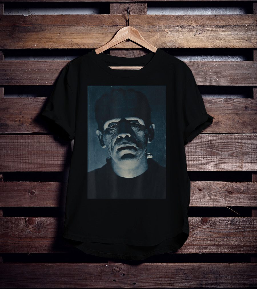 Frankenstein Halloween Horror Vintage Comic Classic Monster Film Image T-Shirt
