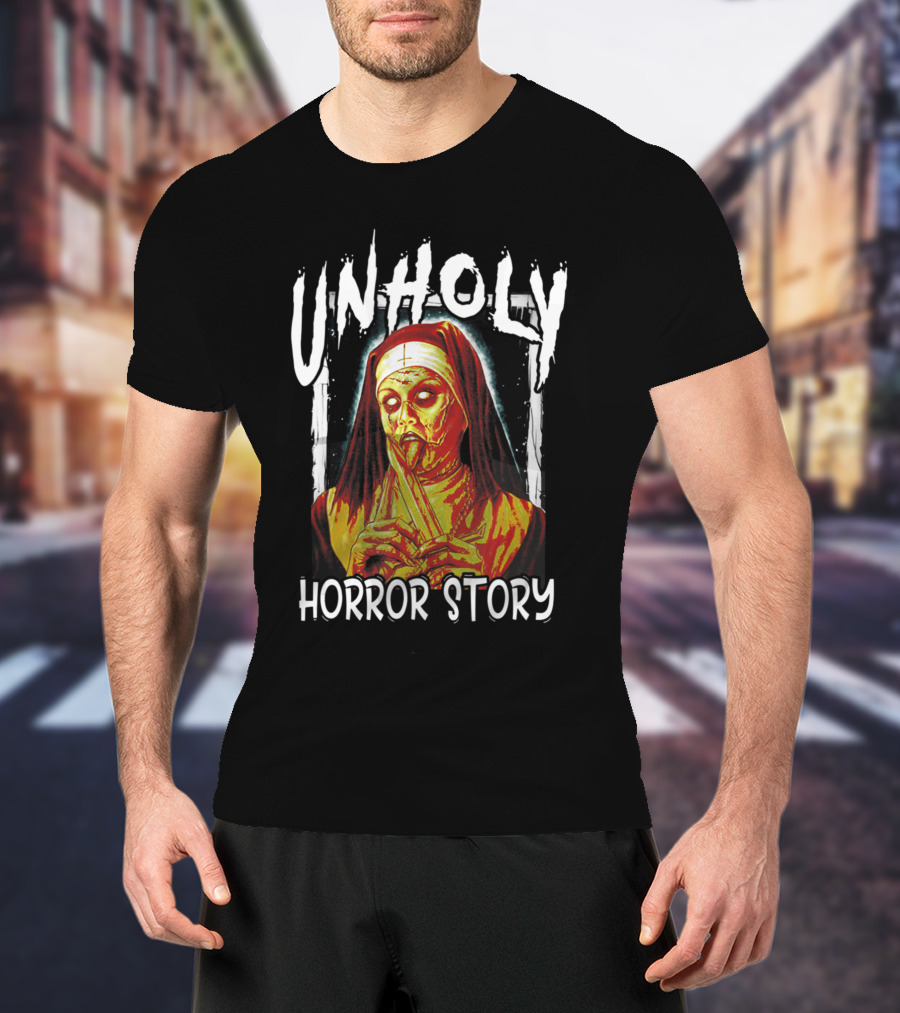 Unholy Nun Horror Story Zombie Halloween T-Shirt
