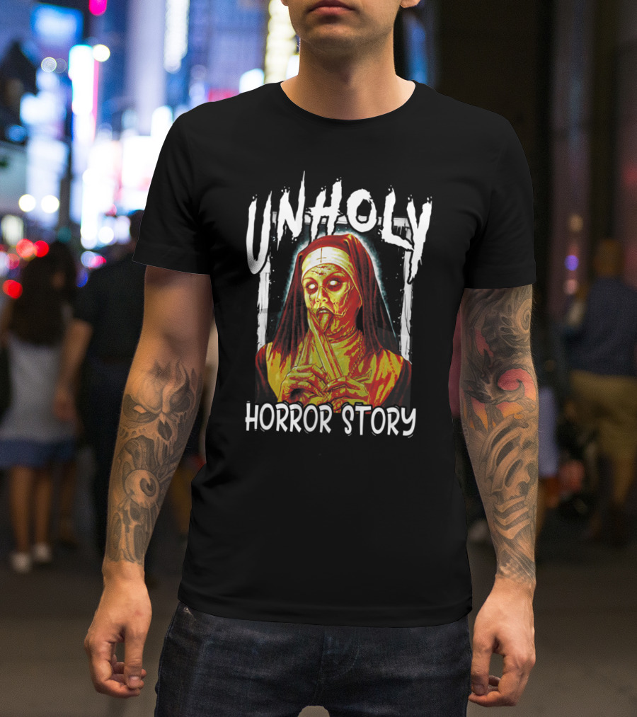 Unholy Nun Horror Story Zombie Halloween T-Shirt