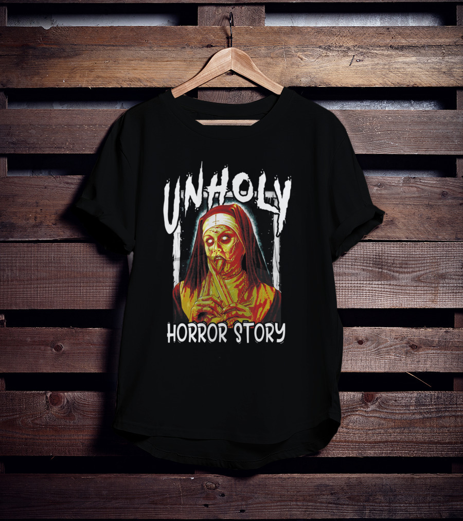 Unholy Nun Horror Story Zombie Halloween T-Shirt