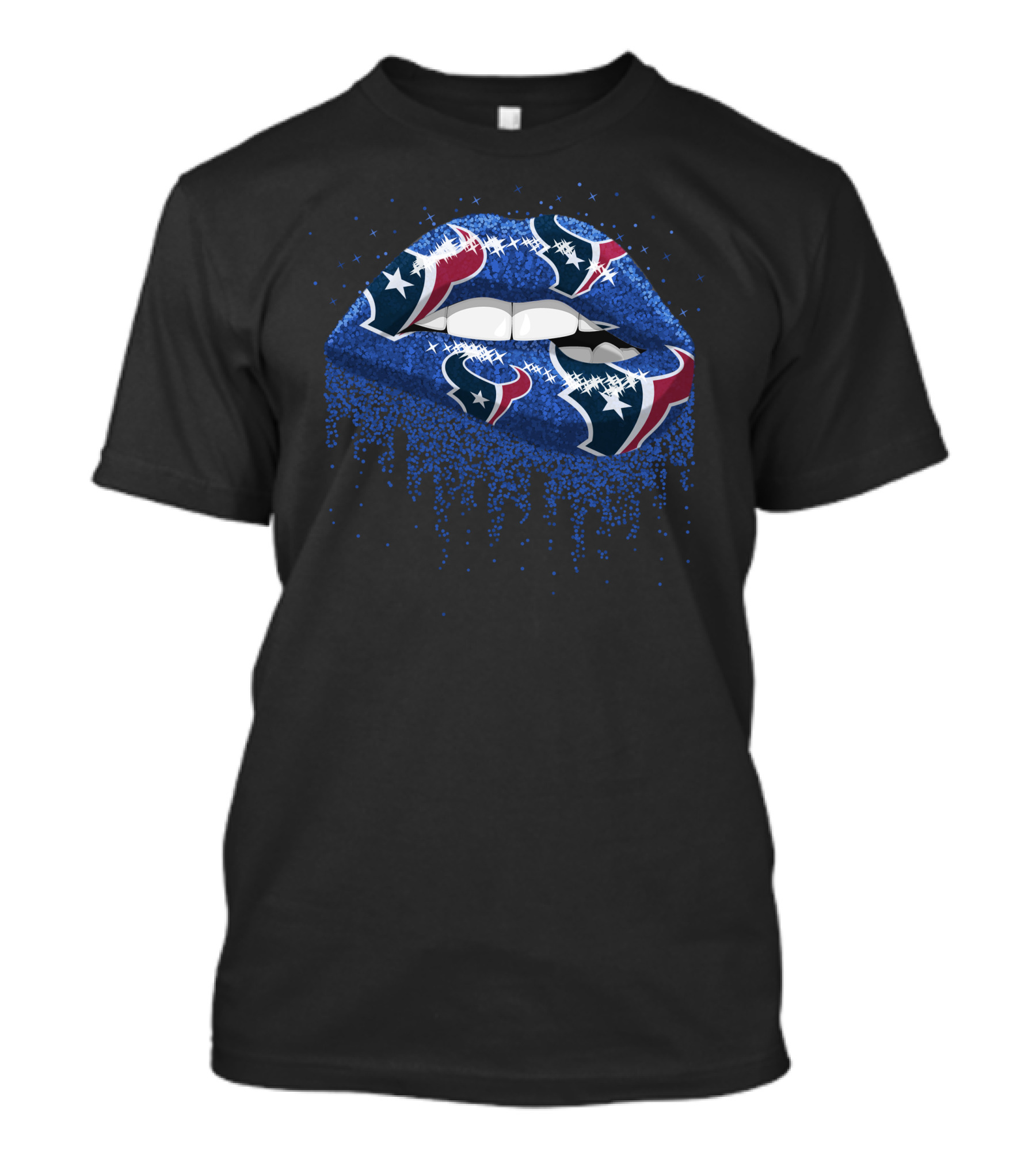 Houston Texans Dripping Lips T-Shirt
