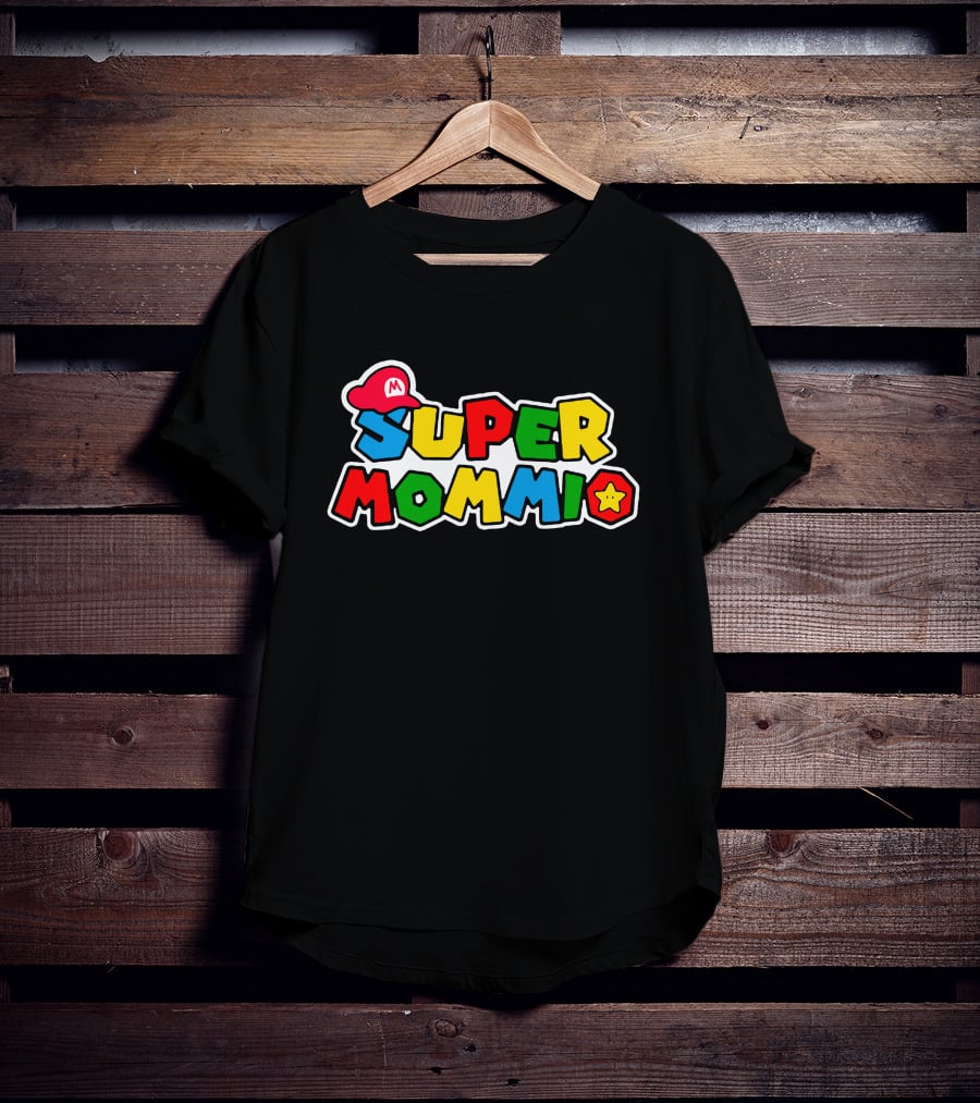 SUPER MOMMIO Mario-Inspired T-Shirt