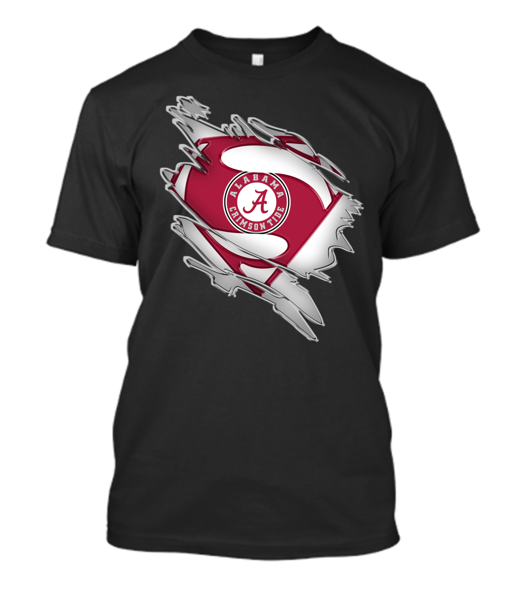 Alabama Crimson Tide Super Man T-Shirt