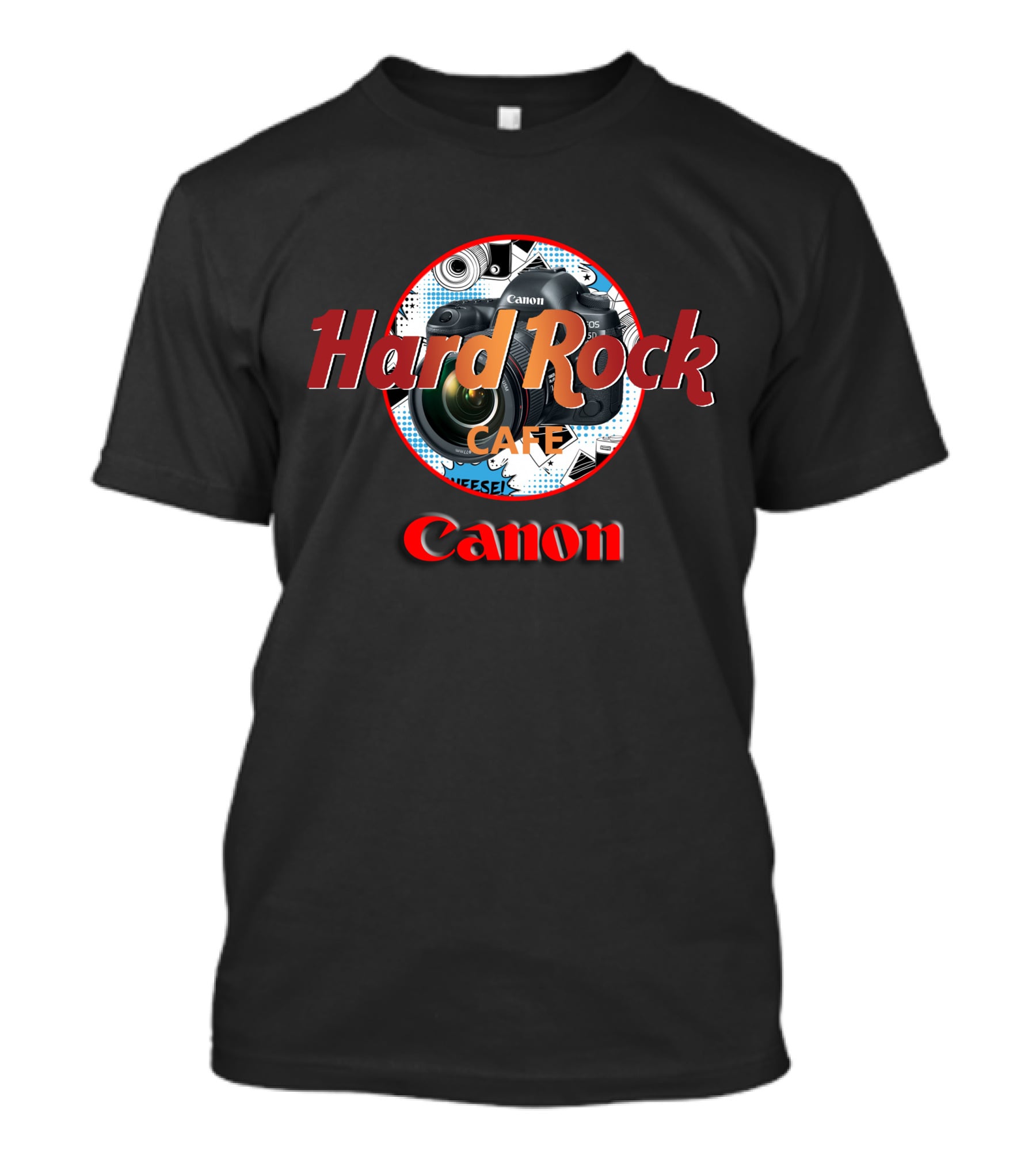 Hard Rock Café Canon Camera T-Shirt