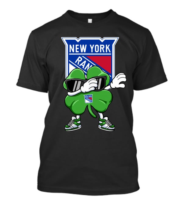 New York Rangers Clover Mascot Dabbing T-Shirt