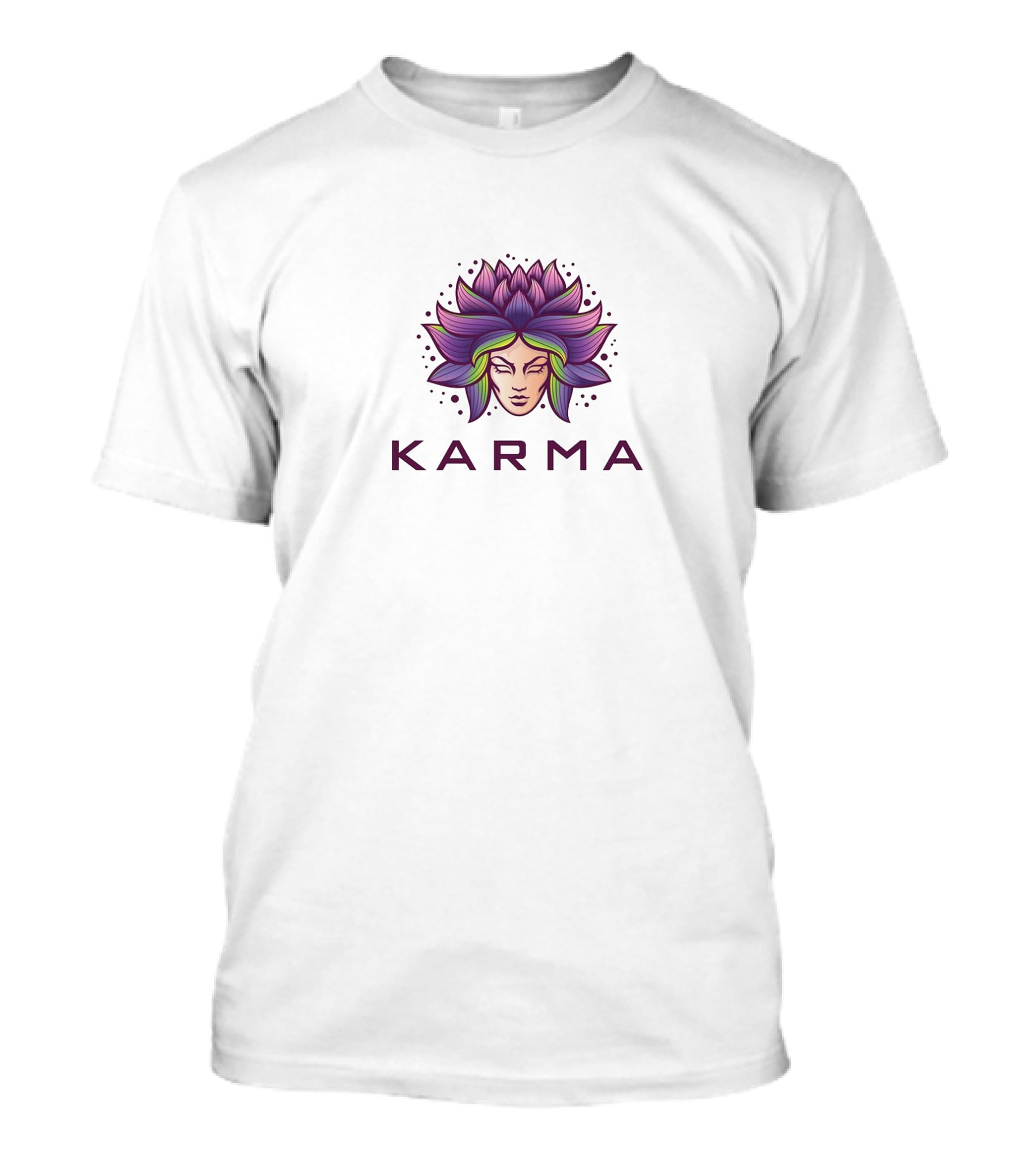 Karma LesDoMakeup Lotus Flower Head T-Shirt