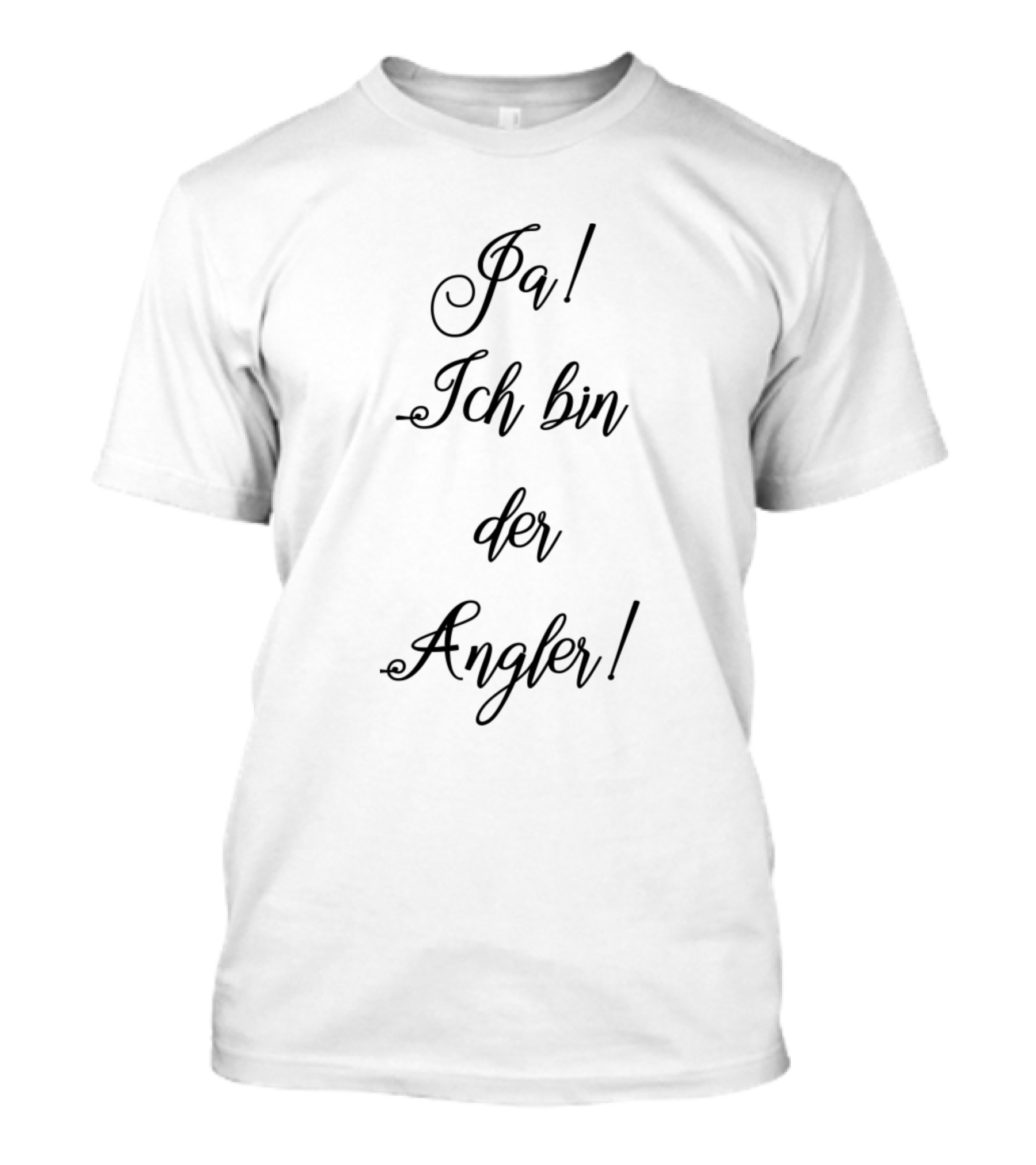 Ja Ich Bin Der Angler Enthusiastischer Humor T-Shirt