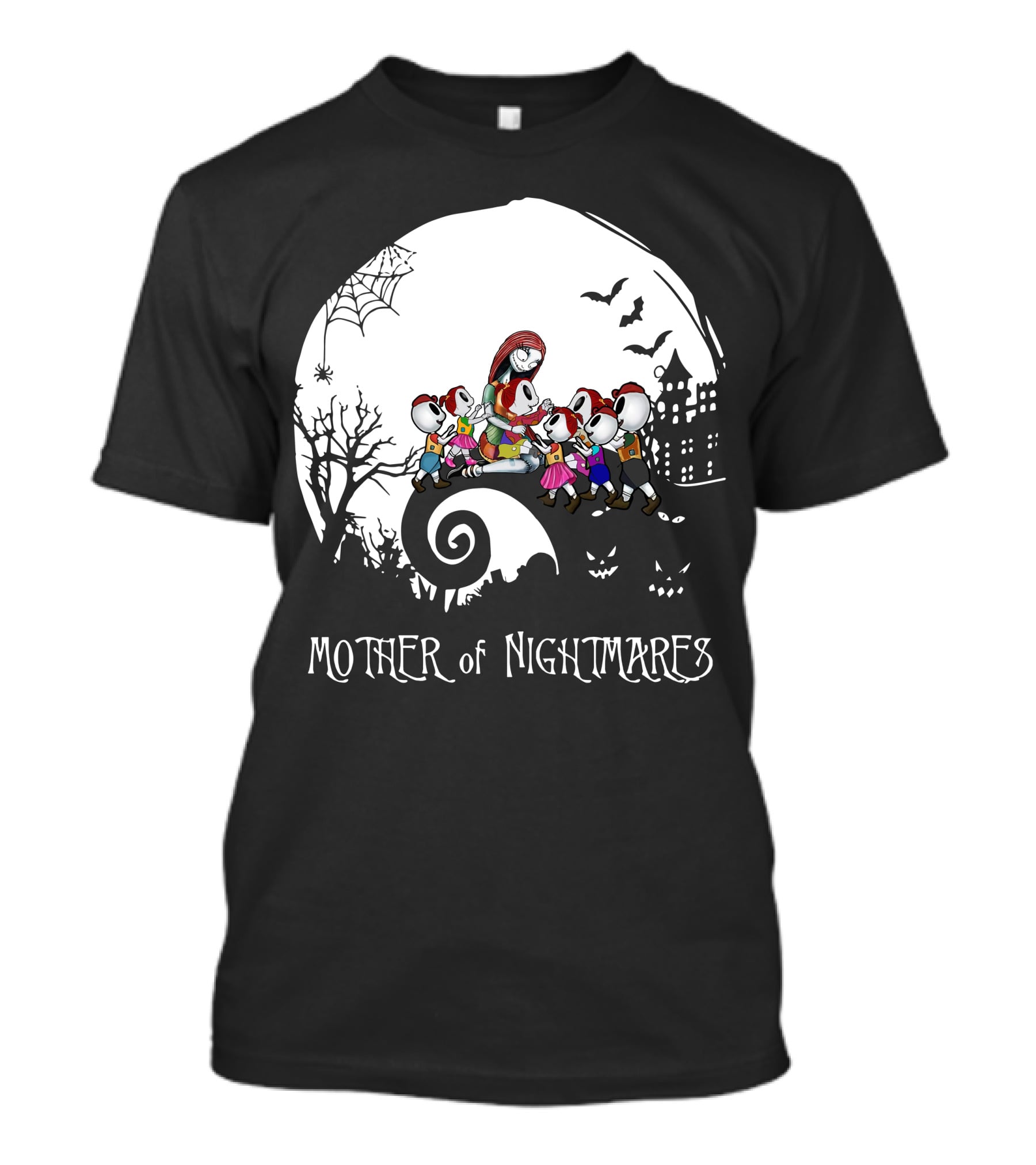Mother Of Nightmares 4girls 3boys Halloween Characters T-Shirt