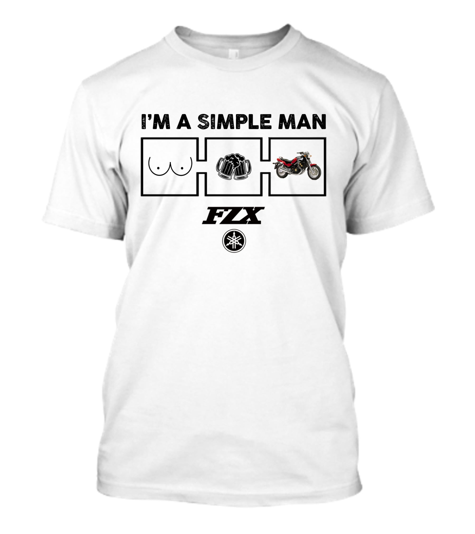 I'm A Simple Man FZX Yamaha T-Shirt