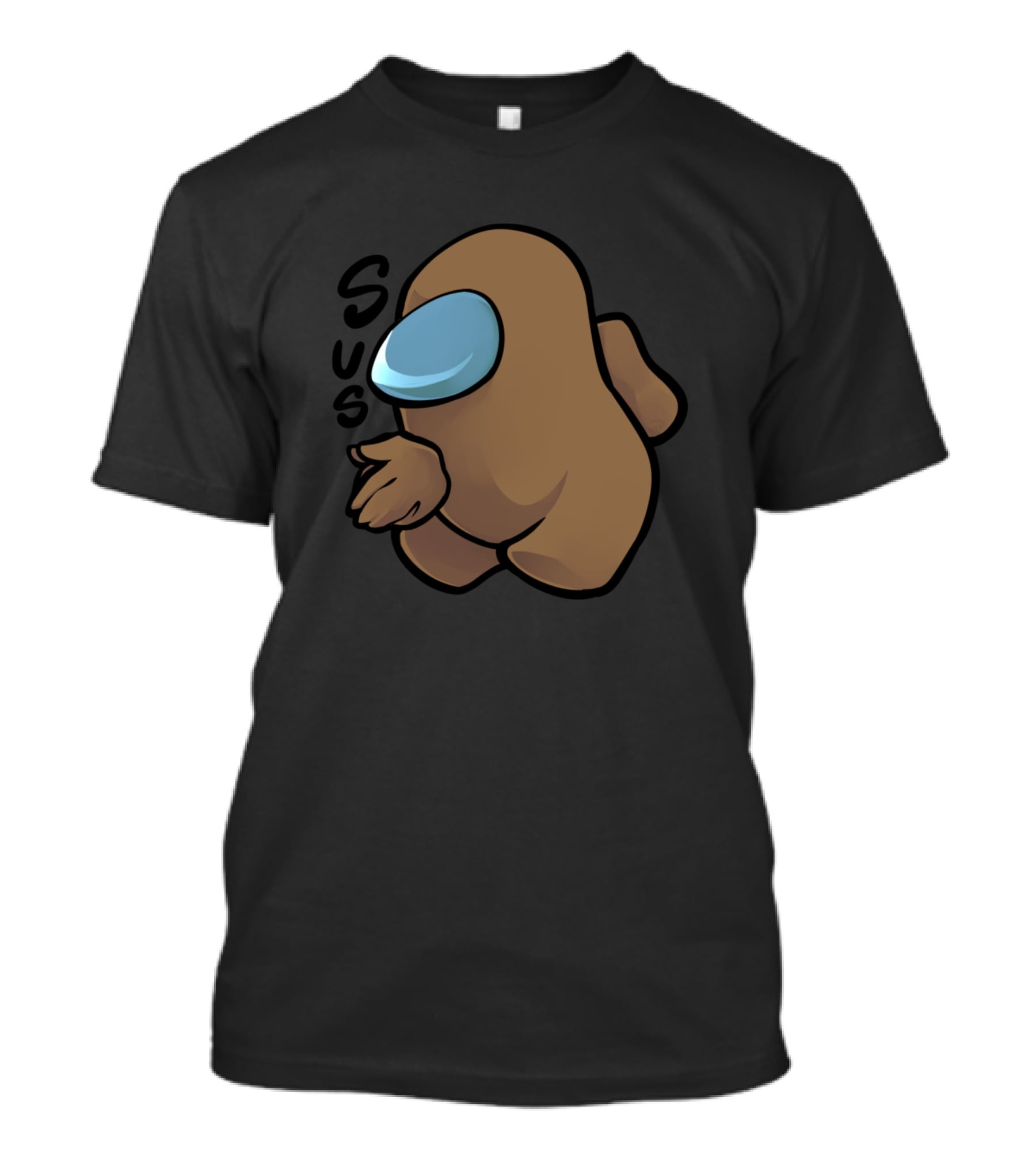 Sus Brown Crewmate Character T-Shirt