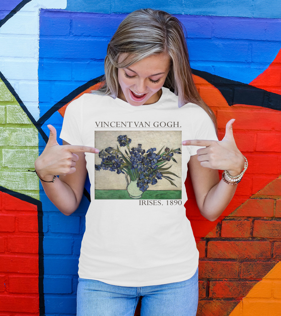 VINCENT VAN GOGH IRISES 1890 T-Shirt