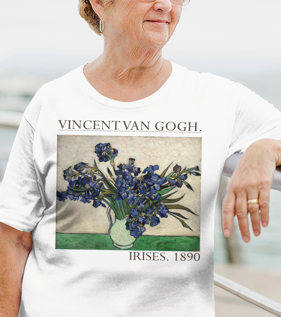 VINCENT VAN GOGH IRISES 1890 T-Shirt