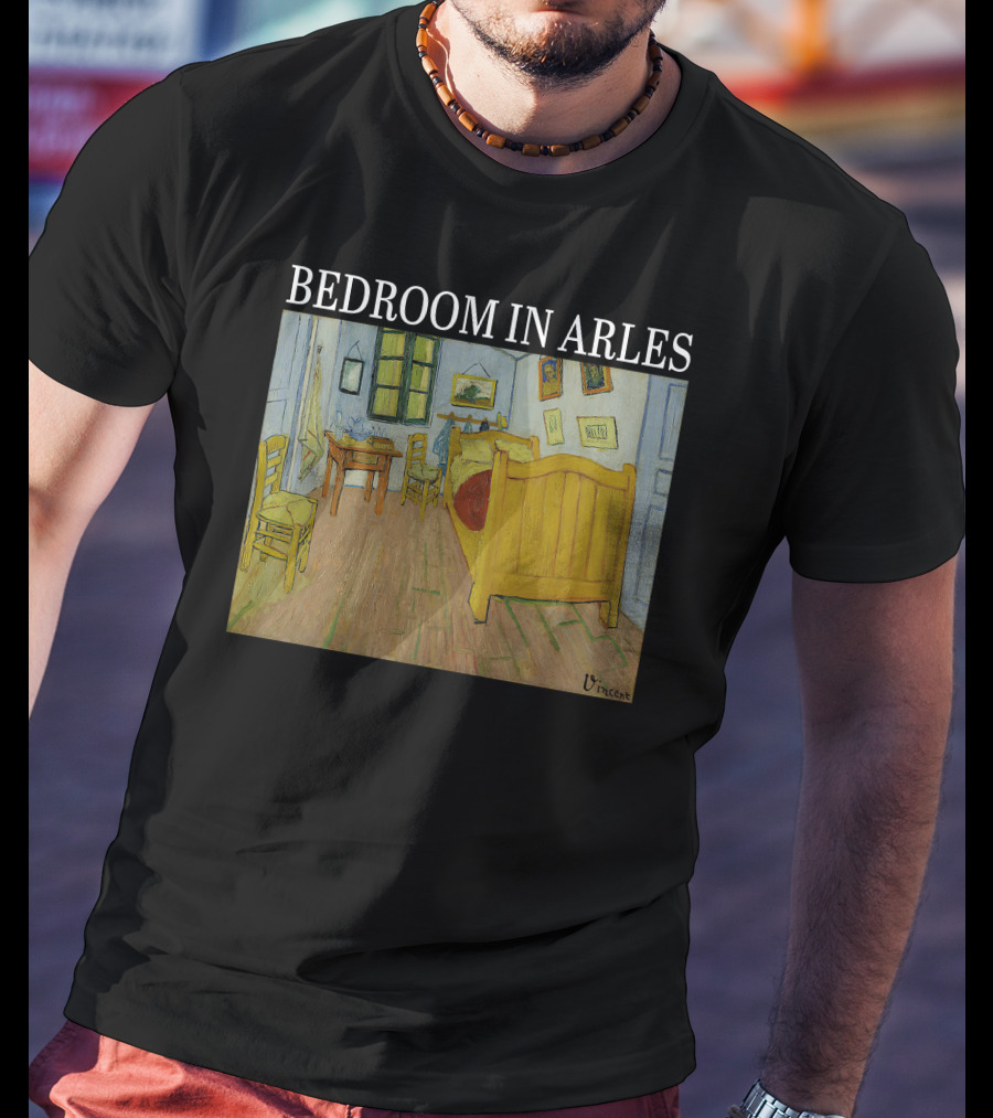 Bedroom In Arles Vincent Van Gogh Painting Recreation T-Shirt