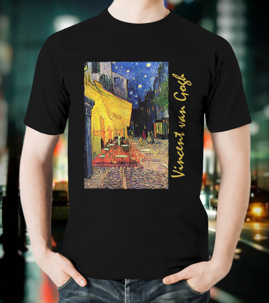 Vincent Van Gogh Café Terrace At Night T-Shirt