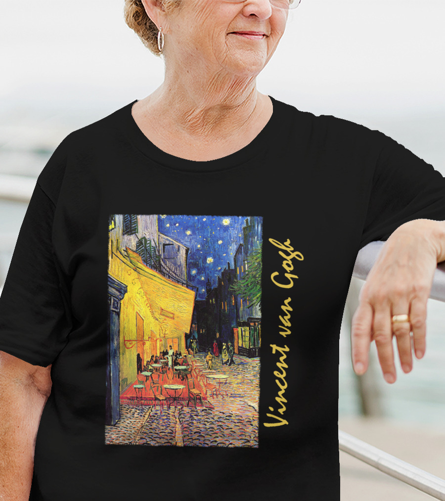 Vincent Van Gogh Café Terrace At Night T-Shirt