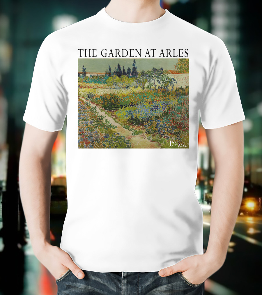 The Garden At Arles Vincent Van Gogh Vincent Signature T-Shirt