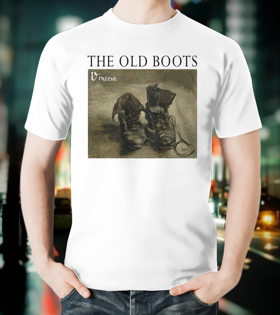 The Old Boots Vincent Van Gogh Painting Vintage T-Shirt