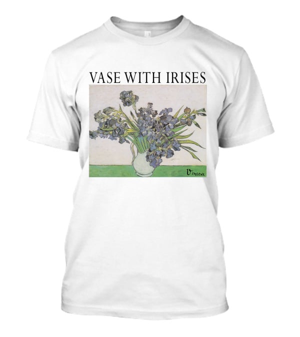 Vase With Irises Vincent T-Shirt