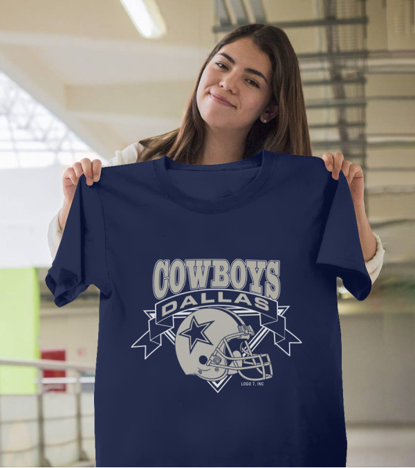 Dallas Cowboys Logo 7 Inc Helmet Star T-Shirt