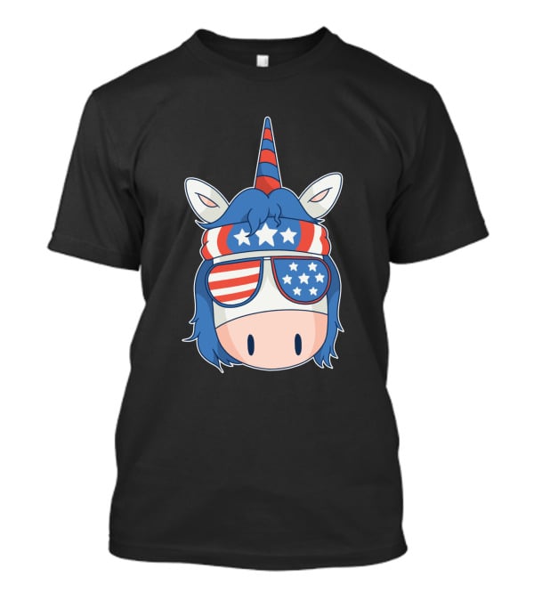 American Unicorn Stars And Stripes 1379084 T-Shirt