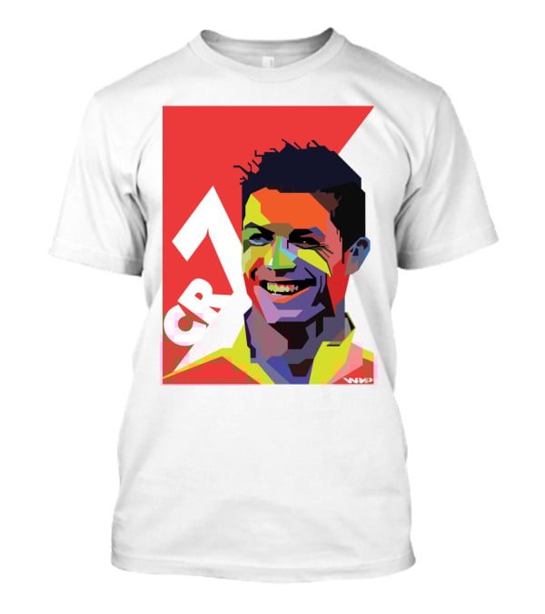 CR7 Colorful Soccer Icon T-Shirt