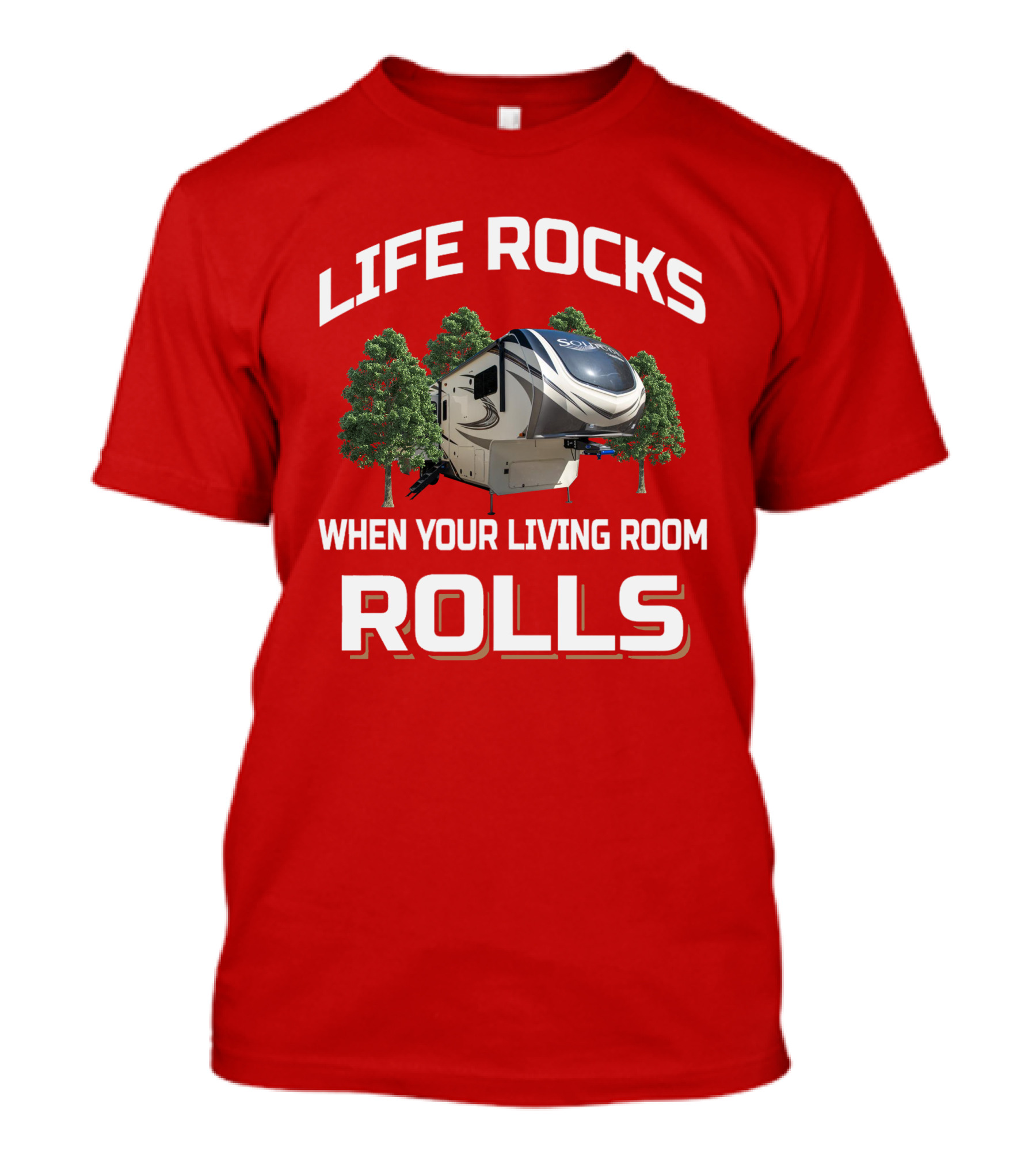 LIFE ROCKS WHEN YOUR LIVING ROOM ROLLS Solitude 375RES T-Shirt