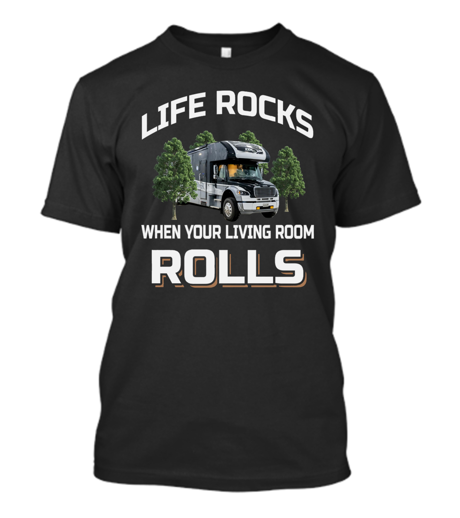 LIFE ROCKS WHEN YOUR LIVING ROOM ROLLS Dynamax DX3 T-Shirt