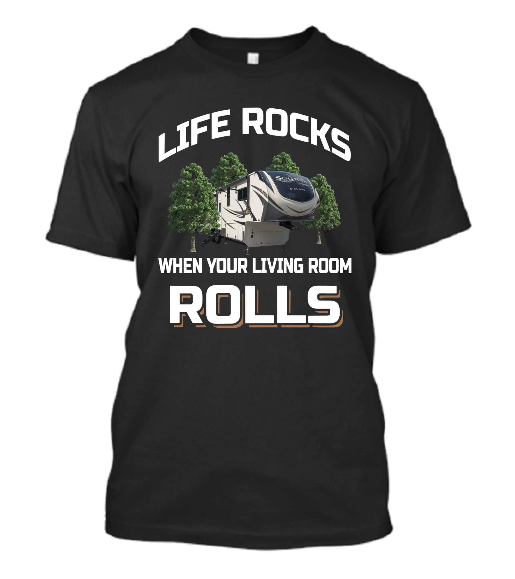 Life Rocks Solitude Class 3350RL When Your Living Room Rolls T-Shirt