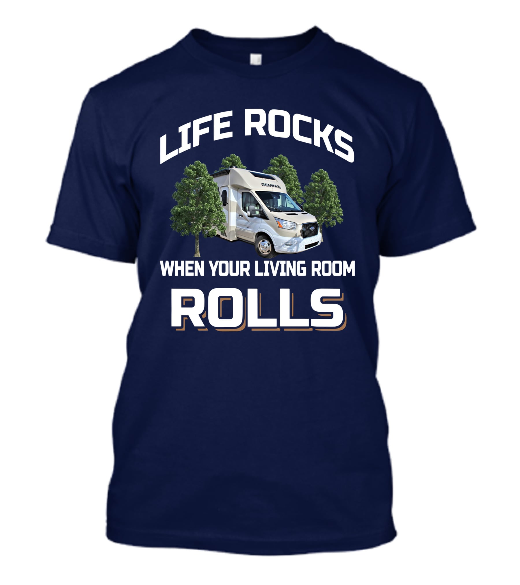 Life Rocks Gemini 23TE When Your Living Room Rolls T-Shirt
