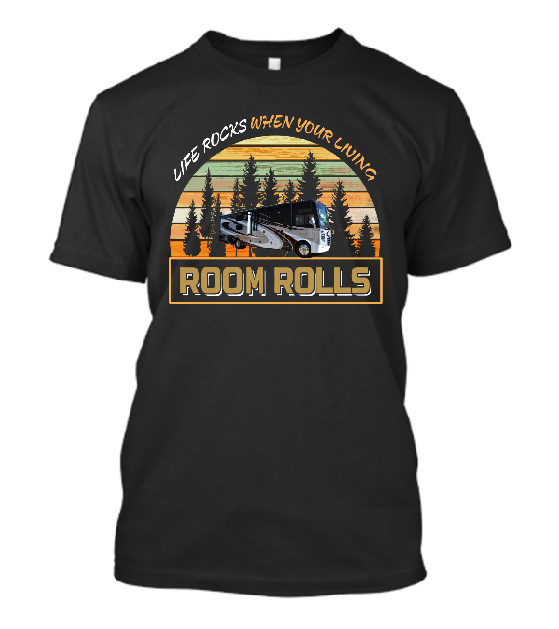 LIFE ROCKS WHEN YOUR LIVING ROOM ROLLS Thor Challenger 37TB T-Shirt