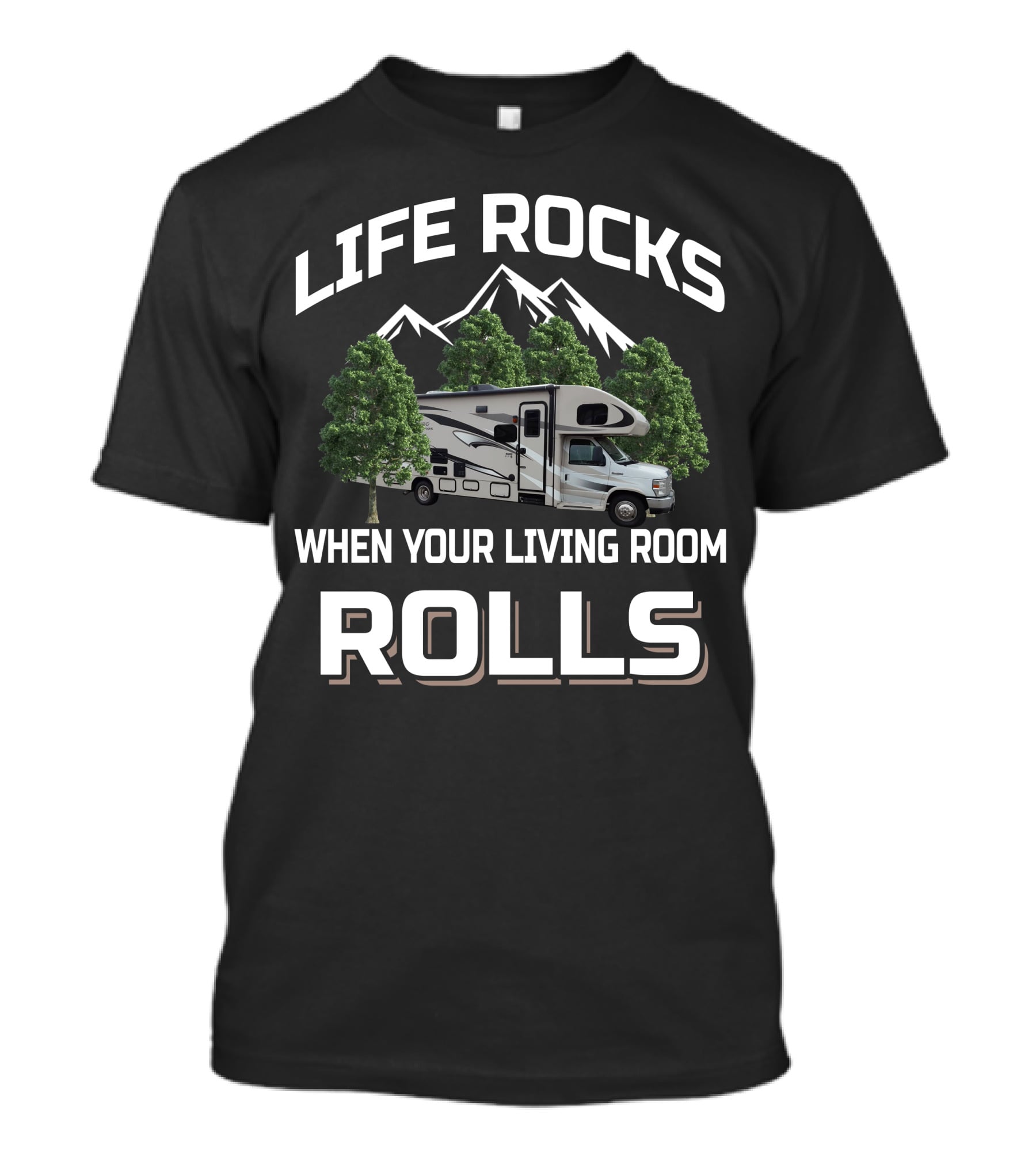 Life Rocks When Your Living Room Rolls Jayco Greyhawk T-Shirt