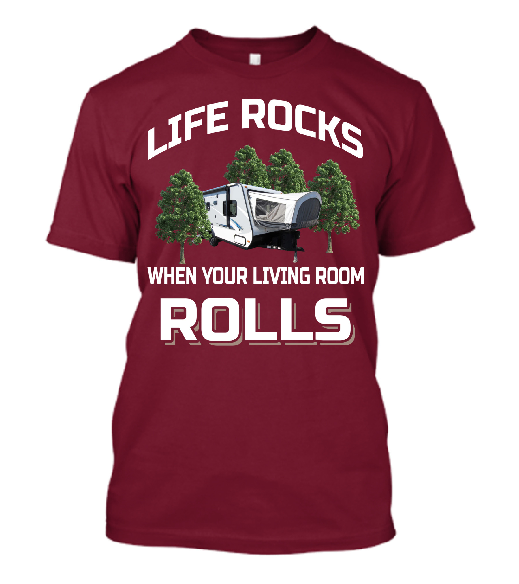 LIFE ROCKS WHEN YOUR LIVING ROOM ROLLS Jayco X17Z T-Shirt