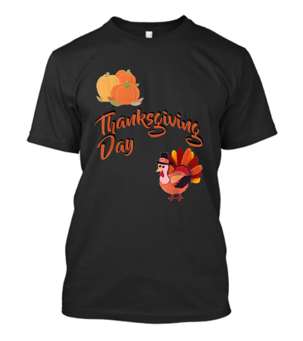 Thanksgiving Day Pumpkin Turkey Feast T-Shirt