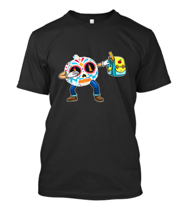 Dia De Los Muertos Dabbing Pumpkin Backpack 100Th Day Of School T-Shirt
