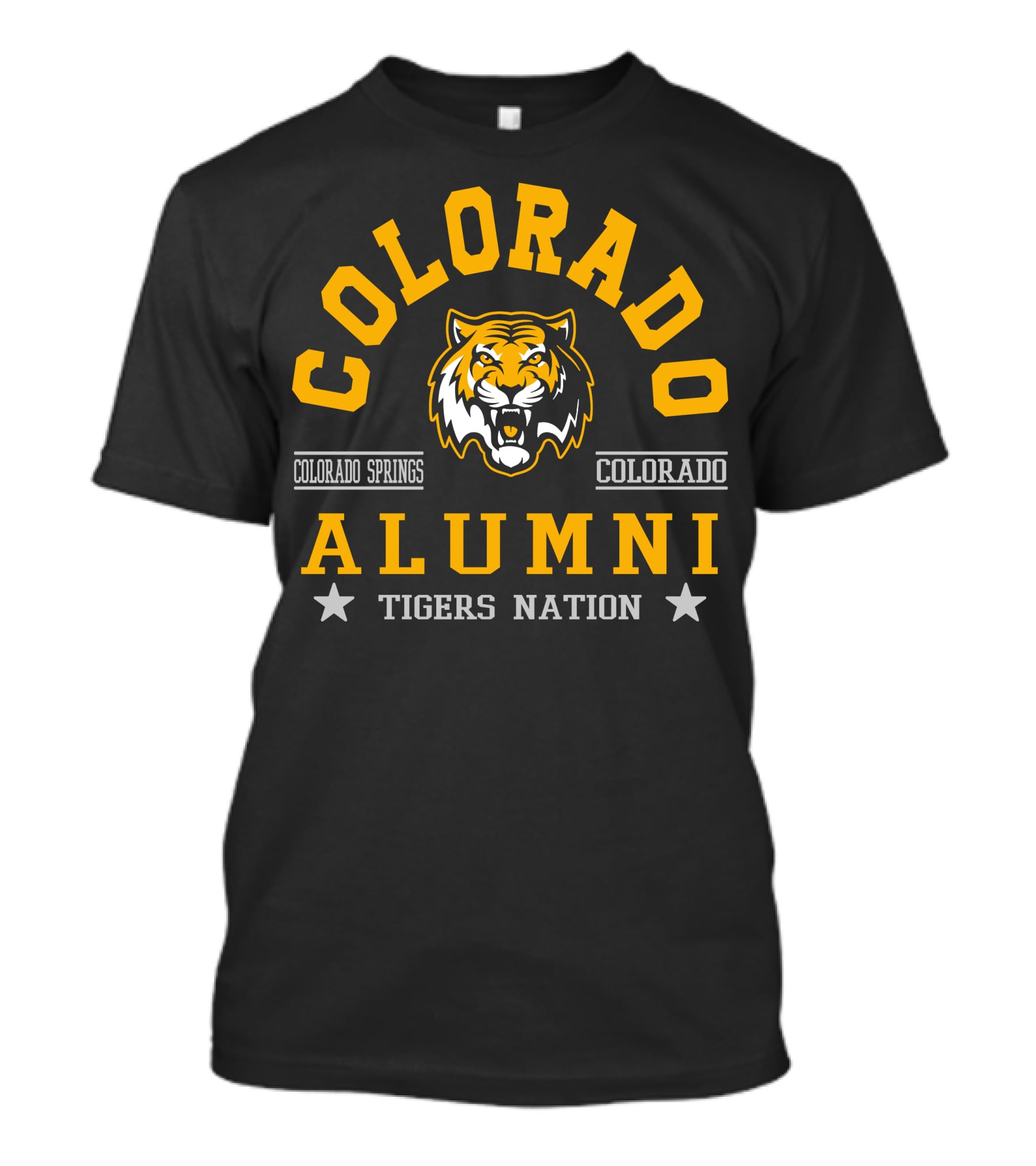 Colorado Springs Colorado Alumni Tigers Nation T-Shirt