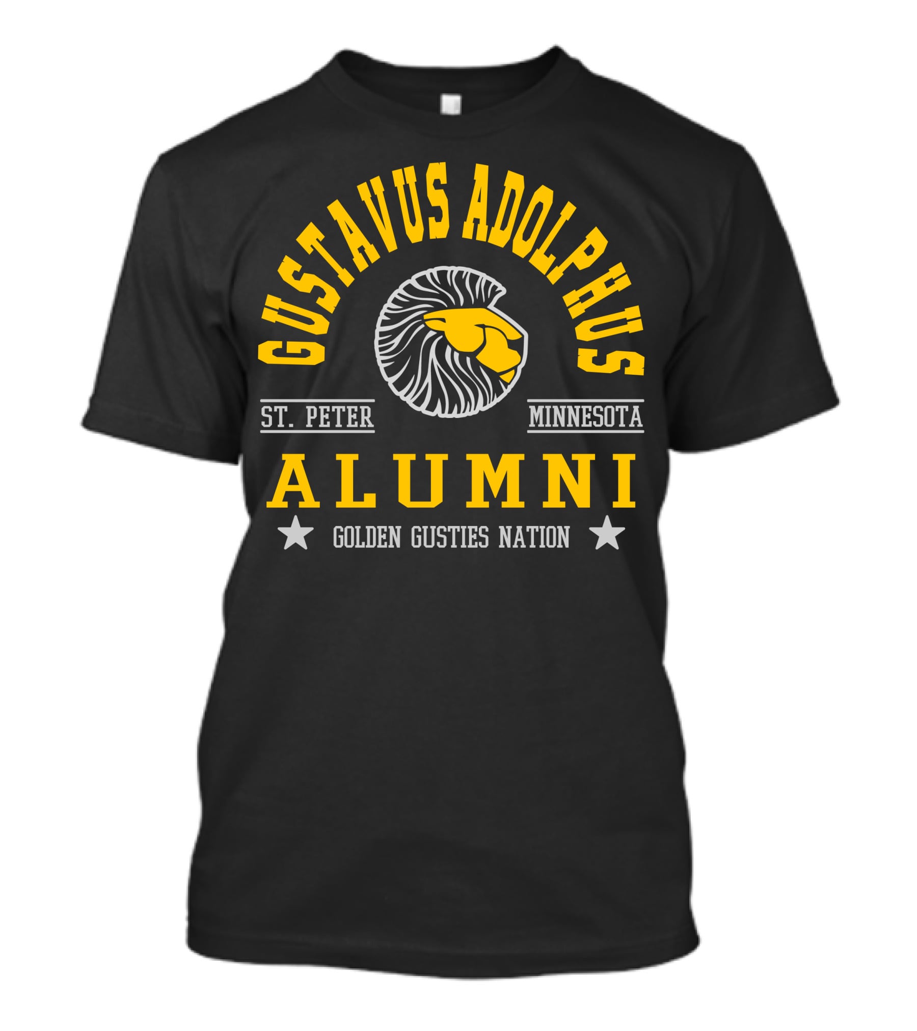 Gustavus Adolphus College Alumni St. Peter Minnesota Golden Gusties Nation T-Shirt