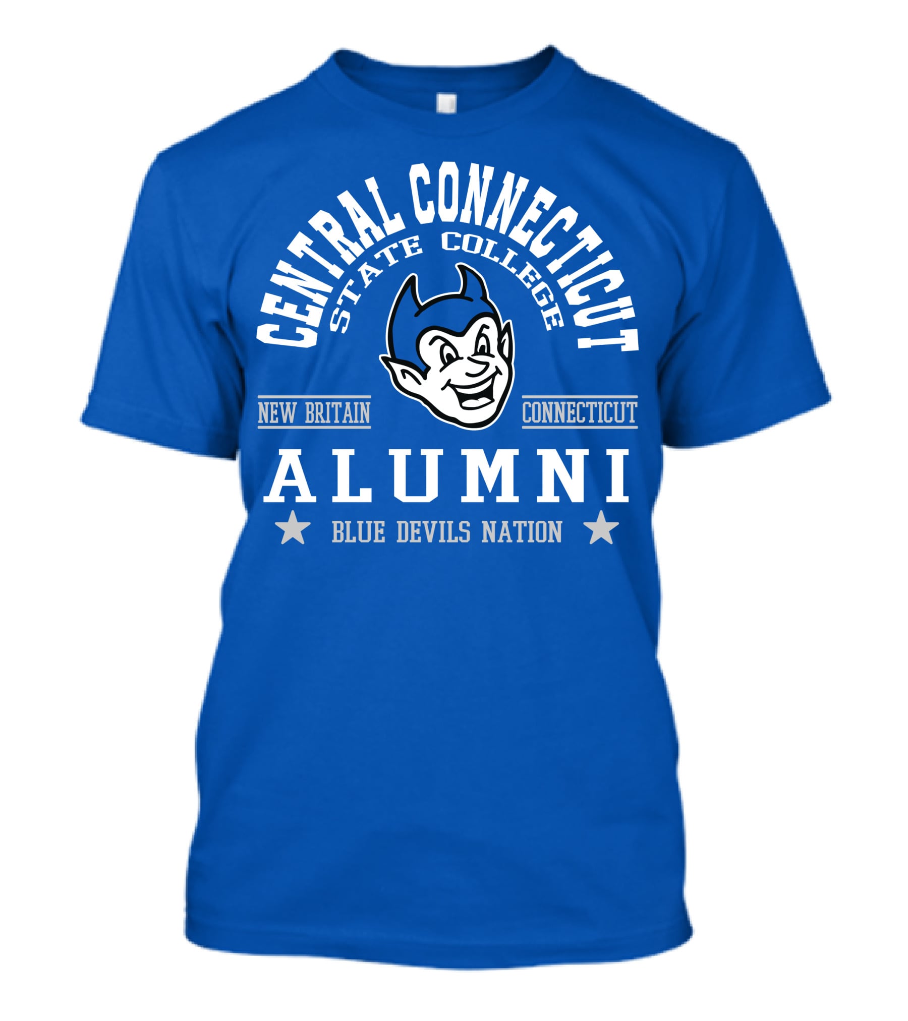 Central Connecticut State College Alumni Blue Devils Nation New Britain Connecticut T-Shirt