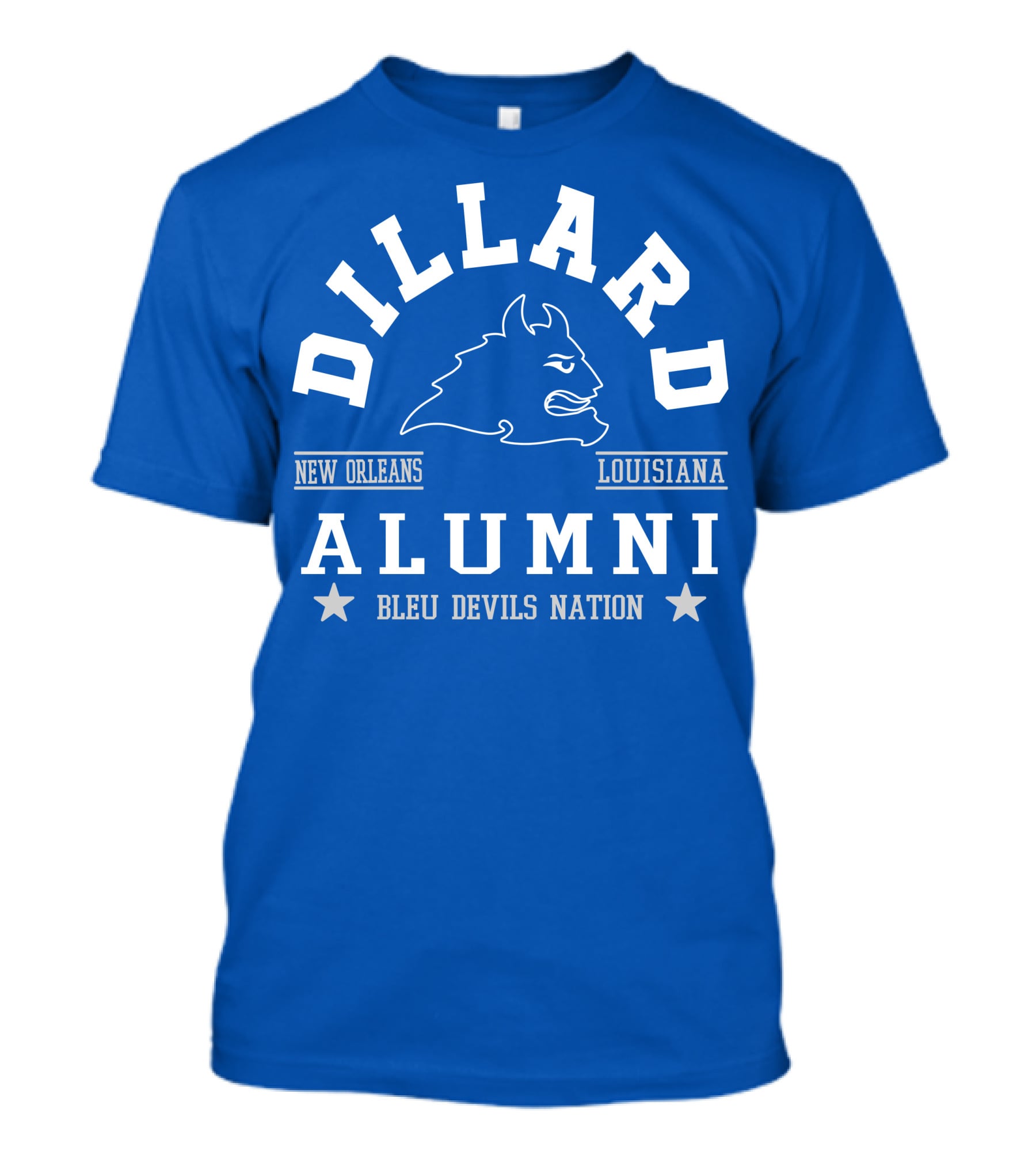 Dillard Alumni New Orleans Louisiana Bleu Devils Nation T-Shirt